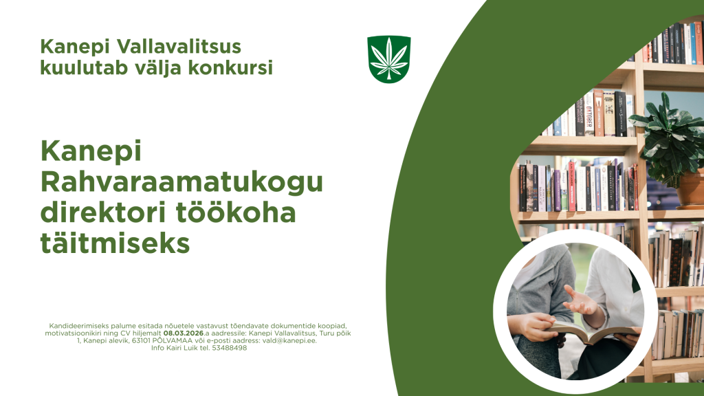 Kanepi raamatukogu direktori konkurss.png